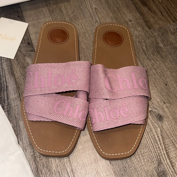 CHLOÈ purple woody mules - Picture 6 of 8